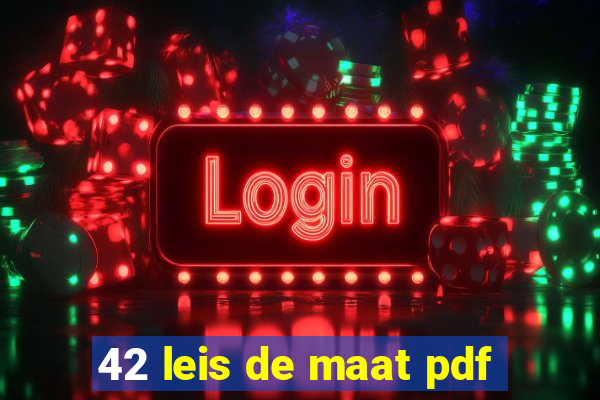 42 leis de maat pdf